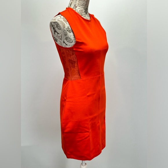 Poppy red FRENCH CONNECTION bodycon dress‎ size 8. - Picture 5 of 15